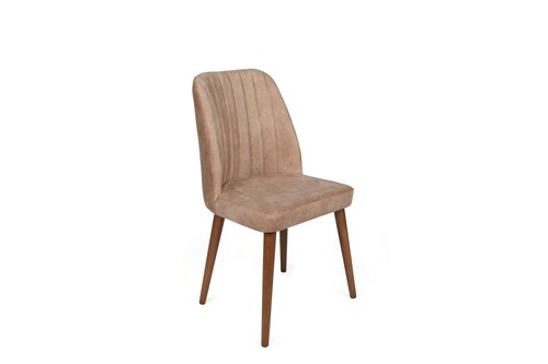Súprava jedálenských stoličiek Alfa Beige and Walnut, 4 ks