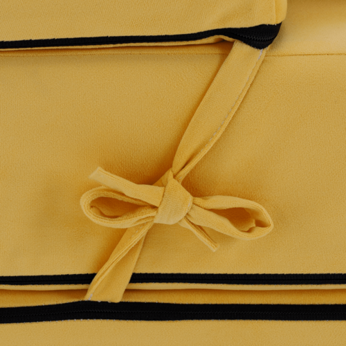 Skladacie kreslo/matrace PELOS, žltá