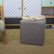 Polsterhocker Kare Puf Brown