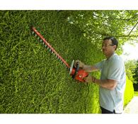 Nožnice na živý plot Black & Decker GT 5055KIT, červená