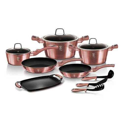 Berlinger Haus 12-delni set posode I-Rose Edition