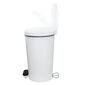 Denox Pedal bin 25 L, ovalen, bel