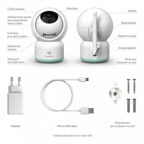 TrueLife NannyCam R3 Pametna varuška z aplikacijo
