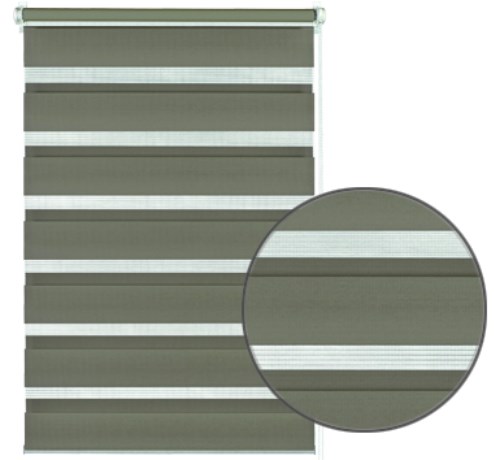 Gardinia Roleta easyfix dvojitá mocca, 90 x 220 cm