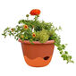 Samozavlažovací květináč Mareta 25 oranžová, závěsný
