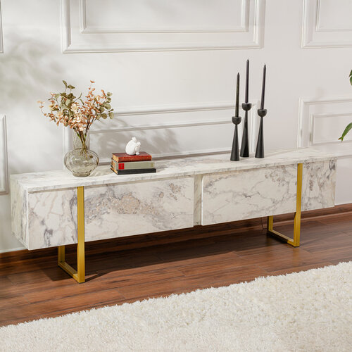 TV-Lowboard Serenity Gold