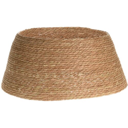 Dekoratív karácsonyfaállvány burkolat, 57 cm, természetes