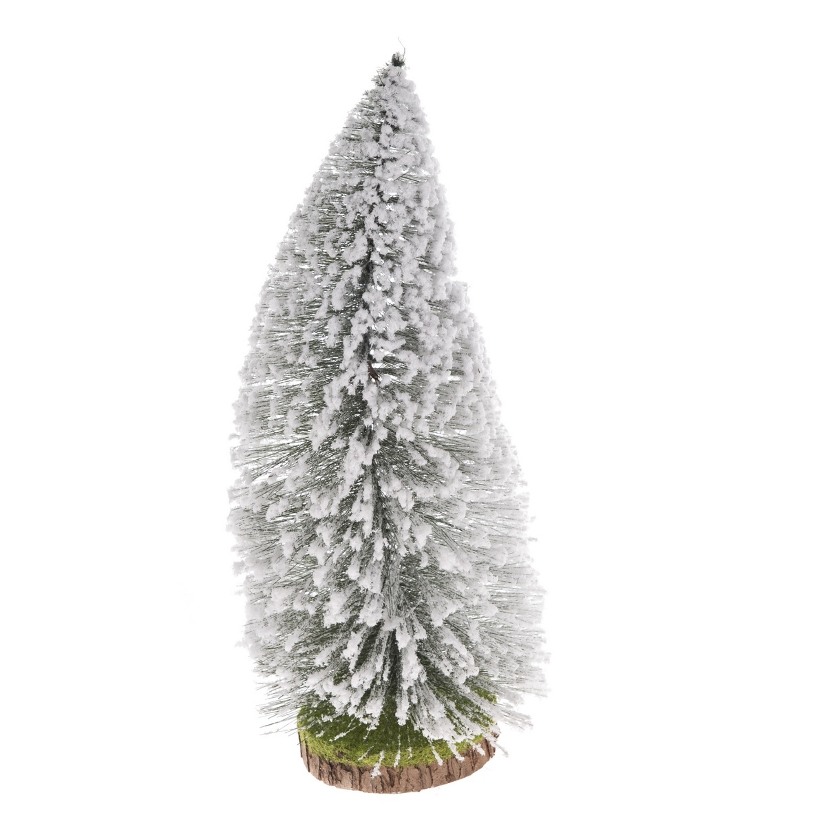 Vianočná dekorácia Zasnežený stromček, 35 cm