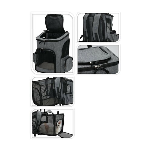 Faltbarer Transportrucksack für Haustiere, 65 x 25 x 40 cm