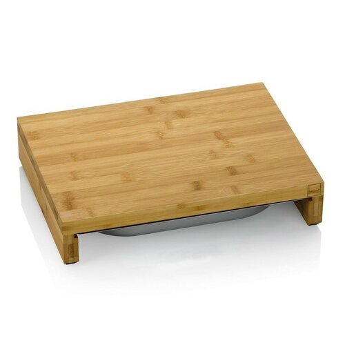 Kela Deska za rezanje s predalom KENINA, bambus 46x 36 x 7 cm