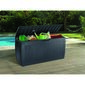 Keter Garten-Aufbewahrungsbox Hollywood  Grau, 270 L, 117 x 57 x 45 cm