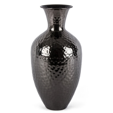 Váza Metalica černá, 39,5 cm