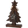 Decorațiune Stars de Crăciun din lemn demango, 18 x 30 x 6 cm