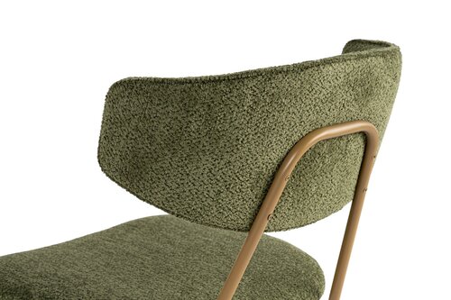 Set de scaune de sufragerie Nancy Green and Gold,2 buc.