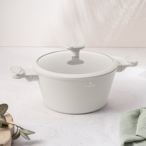 BerlingerHaus Set de vase cu suprafață din titan Sahara Marble, 10 bucăți