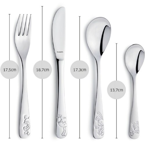 Amefa 4-dielna súprava detských príborov Forest Friends