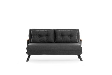Sando 2 Dark Grey kinyitható kanapé