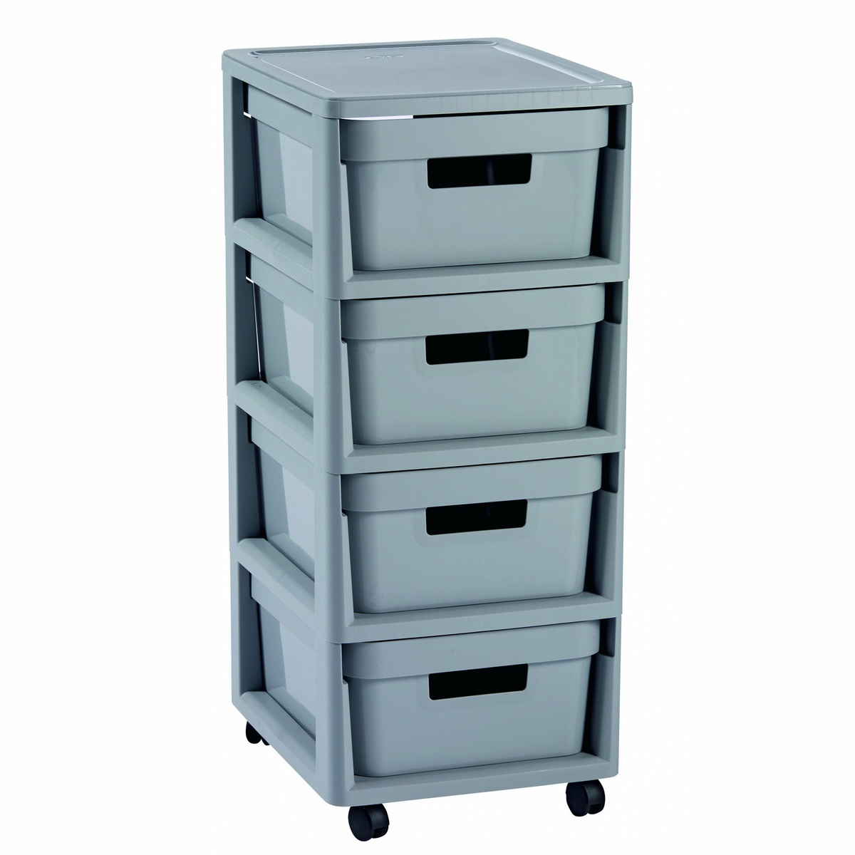 Curver INFINITY polc fiókokkal 4 x 11 l, szürke  akciós termékkép 1