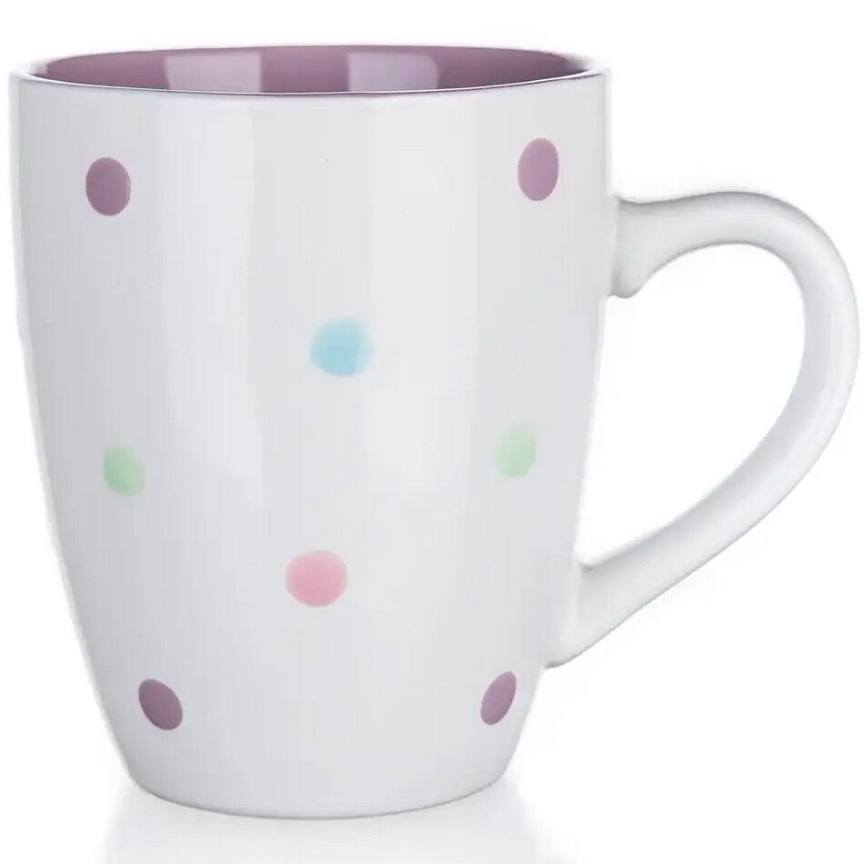 Banquet Hrnček keramický Punto 370 ml, 4 ks