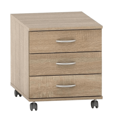 Comoda pe roți TEMPO ASISTENT 016, stejar sonoma