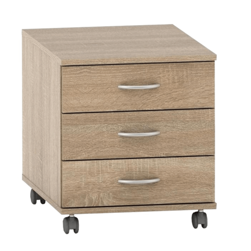 Komoda na kółkach TEMPO ASISTENT 016, dąb sonoma