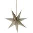 Stepped Christmas star, 45 cm, champagne