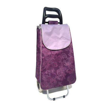 Nákupná taška na kolieskach CARRIE, fialová