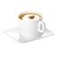 Tescoma Gustito ceașcă cu farfurioară pentru cappuccino, 200 ml