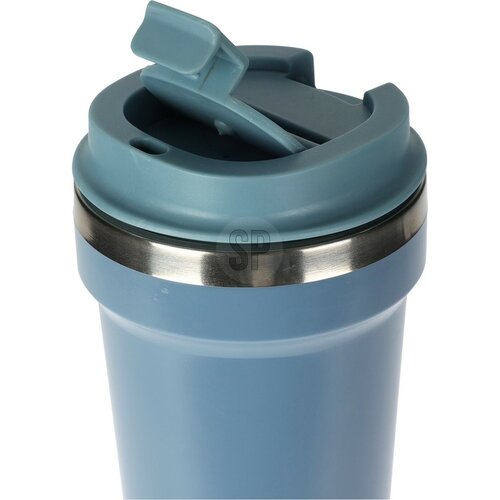 Термочашка синя 500 мл, 17 см