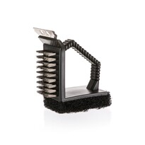 Happy Green Kartáč na čištění grilu 3v1, černá