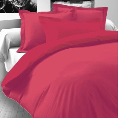 Saténové obliečky Luxury Collection ružová, 140 x 220 cm, 70 x 90 cm