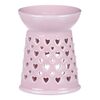 Porcelanowa lampa zapachowa Pink, 11 x 11 x 14 cm