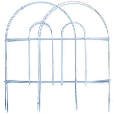 Záhradný plôtik biela, 3 m