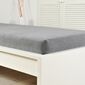 Простирадло махрове 4Home Ideal сіре, 70 x 140 см
