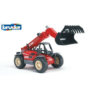Bruder 2125 Vehicule de construcții - încărcătorManitou MLT 633 cu braț telescopic, 1:16