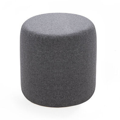 Silindir Taburet Pouf Antracit