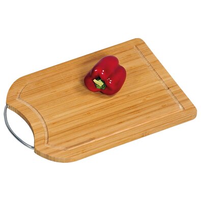 Kesper 58380 Bambusova deska z ročajem, 37 x 26 x1,6 cm
