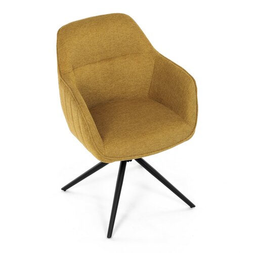 Set de scaune de sufragerie cu mecanism deîntoarcere HC-536 YEL2, 2 buc.