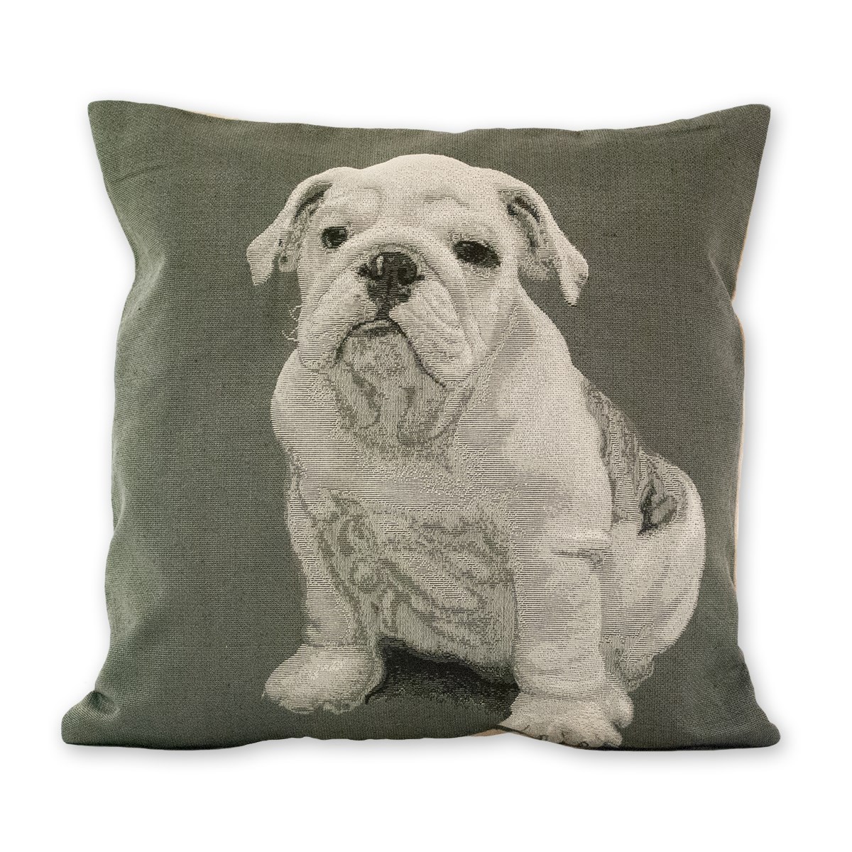 Jahu Obliečka na vankúšik Žakár buldog, 45 x 45 cm