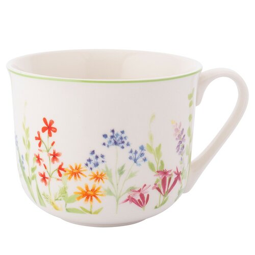 Altom Ceașcă și farfurie jumbo din porțelan Nature Awakening 450 ml