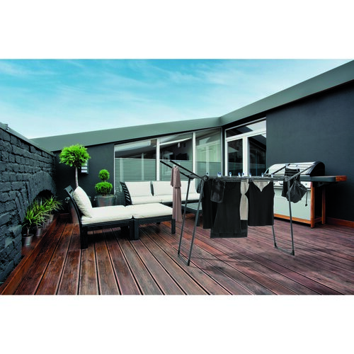 Leifheit Sušiak na bielizeň Pegasus 150 Solid Slim Black 81690