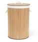 Compactor Coș pentru rufe murdare Bamboo rotund, natural