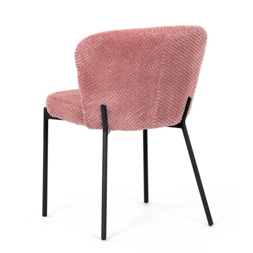 Étkező szék Bouclé CT-W1077 PINK2, rózsaszín