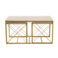 Couchtisch Defne Gold Travertine