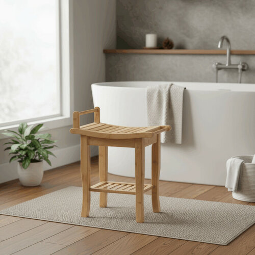 Hocker B063 NAT, Bambus