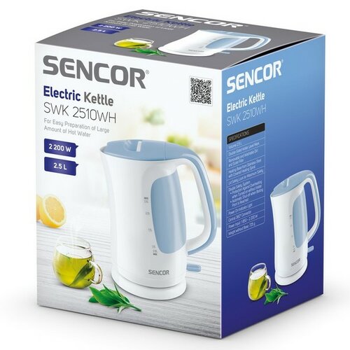Sencor SWK 2510WH elektromos vízforraló, fehérszínben