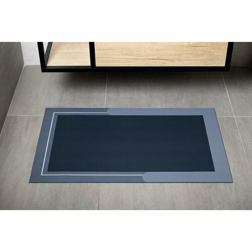 AQUALINE PCD012 fürdőszobaszőnyeg 50 x 80 cm , kék