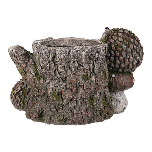 Ambalaj pentru flori, Butuc cu arici, 35 x 22 x 23 cm, MgO