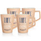 Banquet Набір з 4-х керамічних чашок LIFE COFFEE, 450 мл