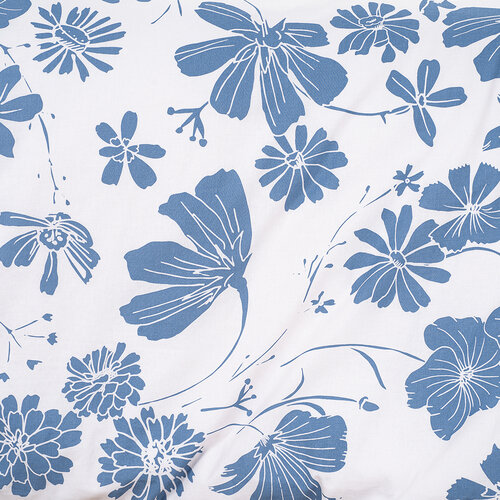 Lenjerie de pat din bumbac 4Home Blue Meadow, 140 x 220 cm, 70 x 90 cm